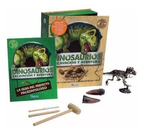 Kit Libro Dinosaurios - Excavación Paleontología