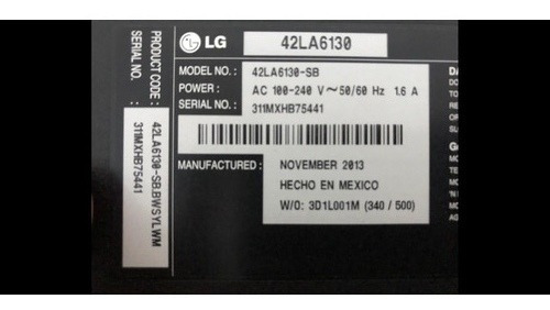 Imagen 3 de 9 de Tv LG Led 42