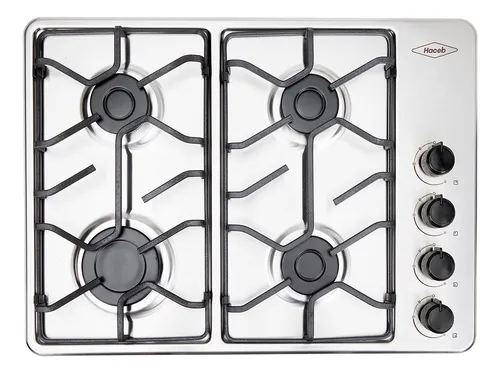 Estufa De Empotrar Inox 60x43 Cm Platina Gas Natural