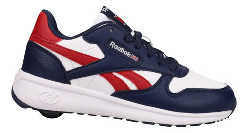 Tenis Blanco Y Azul Heelys Reebok 006 Con Rueda
