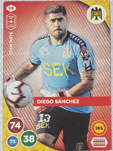 Carta Adrenalyn Xl Campeonato Nacional 2018 Diego Sanchez 