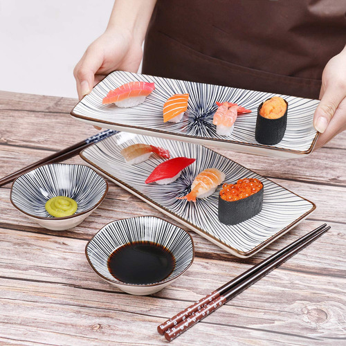Plato Para Sushi Relaxing Garden 25cm, Cuencos, Ceramica