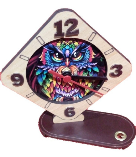 Reloj De Mesa  Varios Diseños  14x6x17cmh Nuevo Color