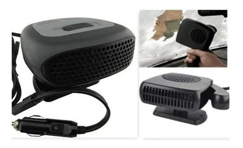 Imagen 3 de 5 de Ventilador Caloventor Ceramico 150w Desempañador Auto 12v