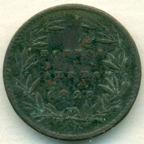 Buenos Aires Argentina Moneda 5/10 De Real 1928 Mb (Usado)