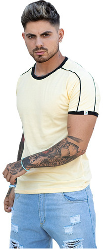 Imagen 5 de 9 de Remeras Entalladas De Importacion Slim Fit Hombre A12