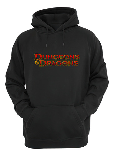 Dungeons And Dragons Logo Buzo Canguro Friki Tu Eres #4