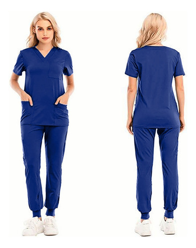 Pijamas Quirúrgica Médicos Uniformes Antifluido Mujer Conjun