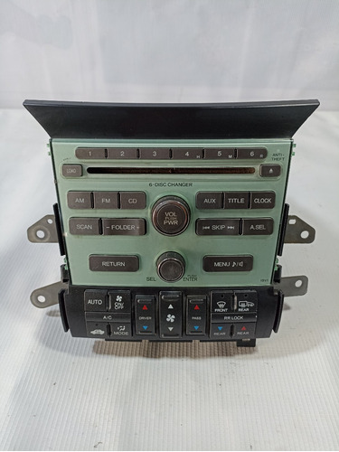 Estereo /controles Clima Honda Pilot 3.5 09-15 Original