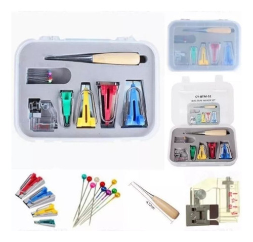 Kit Set Pie Prensatela P/ Fabricar Cinta Bies Janome Singer