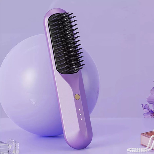 Mini Peine Portátil Para Alisar El Cabello Con Iones Negativ