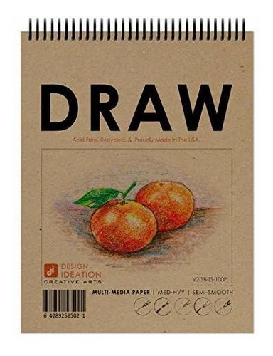 Cuadernos - Premium Paper Bloc De Dibujo Para Pintura Con Lá