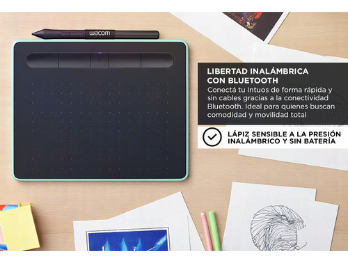 Tableta Grafica Wacom Ctl4100wleo Lápiz 4096 Niveles Presion