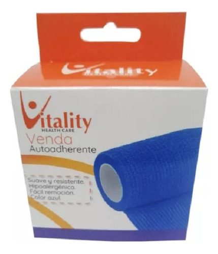 Vendaje Autoadherente O Cohesiva 10cmx4,5mtrs Vitality 1 Und