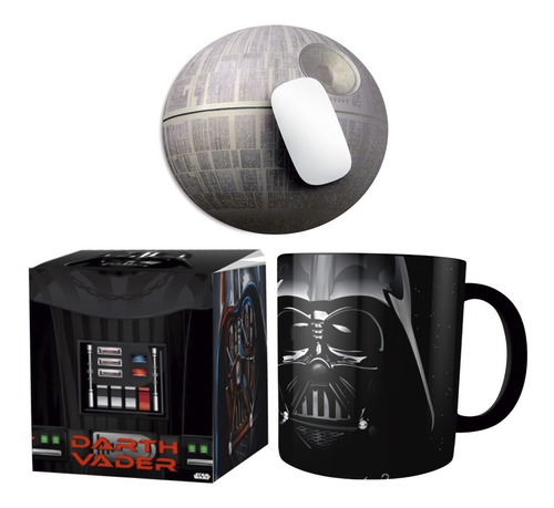 Paquete De Mouse Pad Y Taza De Darth Vader Star Wars