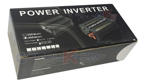 Inversor De Corriente P/auto De 12v A 220v Usb 400w Potencia