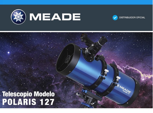 Imagen 5 de 6 de Telescopio Meade Polaris 127x1000 Montura Ecuatorial Tripode