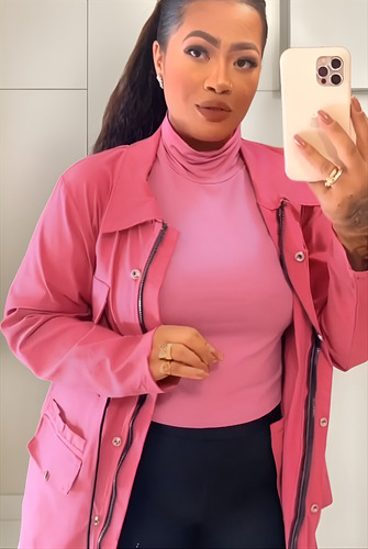 Blusa Feminina Manga Curta Plus Size