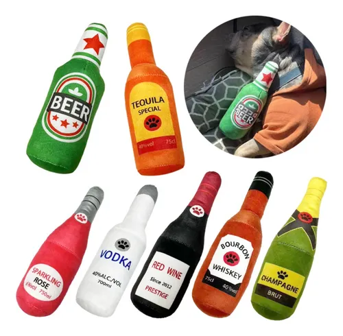 Juguetes Interactivos Para Perros Con Forma De Botella, Jugu