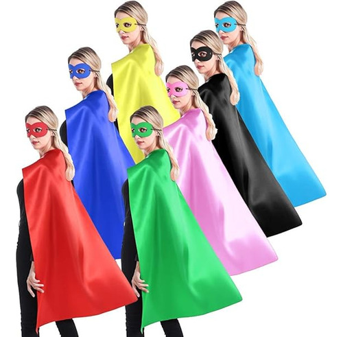 Capas Y Mascaras Superheroe Para Adolescentes Y Adultos Paqu