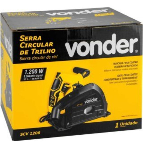Serra Circular De Trilho 6.1/2 , Scv 1206, 127 V~, Vonder