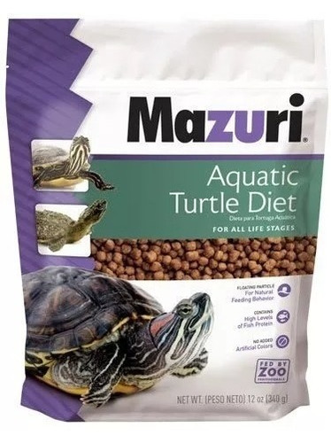 Alimento Mazuri Turtle Acuatic ( Tortuga De Agua) 340 Grs.