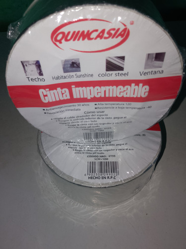 Cinta Butilo Impermeable Tapagoteras 10 Mtros