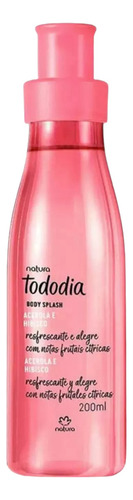 Body Splash Acerola E Hibisco 200 Ml Natura Tododia Original