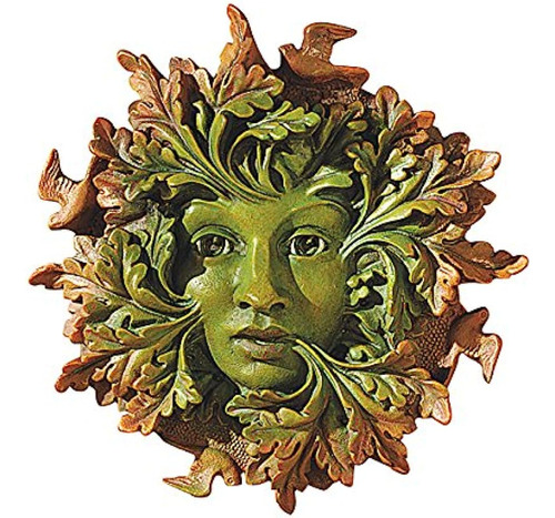 Design Toscano The Somerset Greenwoman Sculpture In Faux Ver
