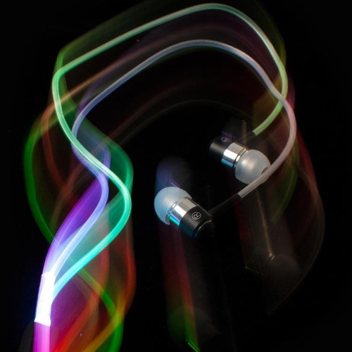 Auriculares Celular Manos Libre Luz Led En Cable Noga Gl1782
