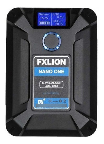 Fxlion Nano One Batería Lithium V-mount Ultra Compacta 50w/h