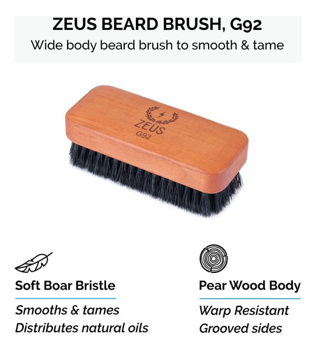 Zeus Kit De Lavado De Barba Con Bolsa De Aseo De Viaje, Cham