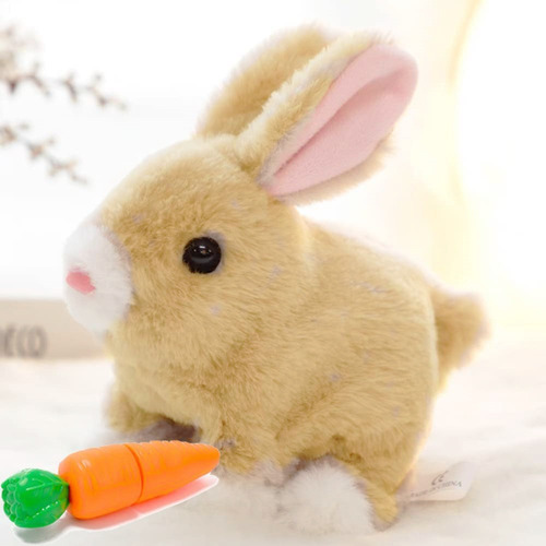 Peluche Electrónico Walking Wiggle Con Forma De Conejo