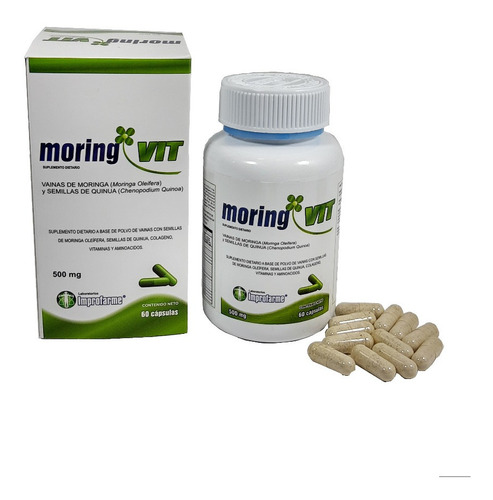 Moringa En Capsulas X 2 Frascos Invima - - L a $200