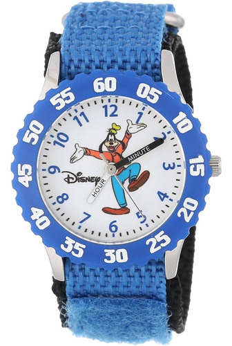 Disney Kids' W000148 Goofy Stainless Steel Time Teacher Watc