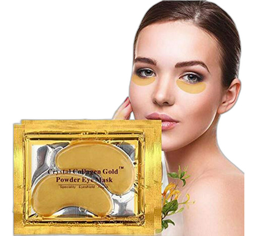 Mascarillas De Ojos De Colágeno En Gel Con Polvo De Oro 24k 