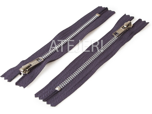 Cierres Ykk Aluminio Fijo Automático 5mm De 18 Cm