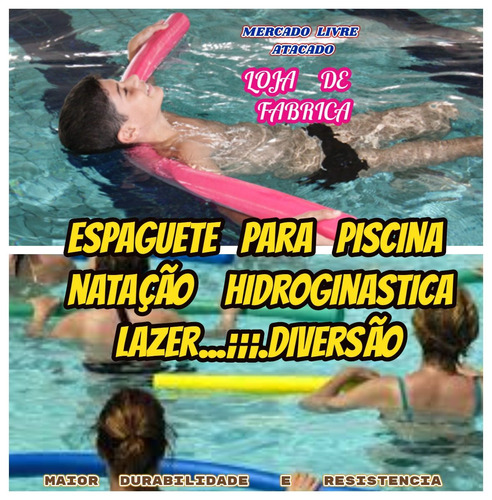 Boia Espaguete Macarrão Flutuador Para Piscina 12+12 Emenda Conector Para Seu Espaguete Ficar Redondo Ou Bem Maior Ofert