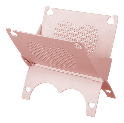 Estante De Almacenamiento De Escritorio Soporte De Rosado