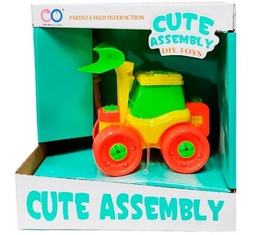 Juguete Cute Assembly Tractor Para Armar En Caja Personaje Ninguno