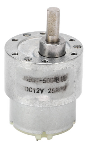 Motor De Engranajes Dc, 12 V, 25 Rpm, Reducción De Velocidad