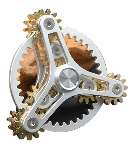 Pure Brass Fidget Spinner Engranajes Linkage Fidget Gyro Toy