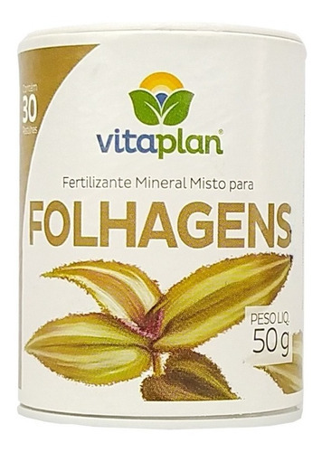 Fertilizante Mineral Misto Folhagens Vitaplan 30 Pastilhas