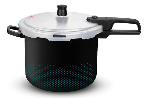 Panela De Pressão 7.6l Fechamento Externo Smart Rochedo Pret Cor Preto