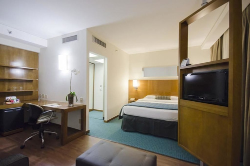 Imagem 4 de 15 de Flat Estanplaza Berrini, Na Av. Luis C. Berrini, Prox A Marg Pinheiros E Estação Berrini Da Cptm - Sf30294