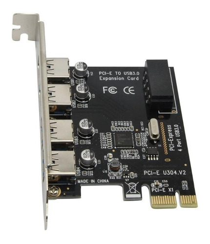 Tarjeta Pci Express 4 Puertos Usb 3.0  Pci-e X1 / Pcprime