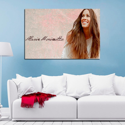 Cuadro Decorativo Musica Alanis Morissette (60x40 Cm)