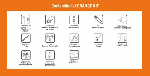 Imagen 5 de 6 de Botiquin Primeros Auxilios 41 Elementos Apto Vtv Oficina