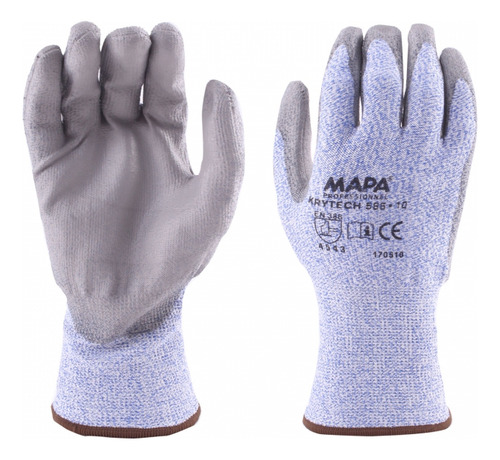 Guante Anti Corte Mapa 586 Krytech Proteccion X1 Par