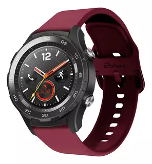 Correa Compatible Huawei Watch 2 Classic Vino Rojo Hb 22m